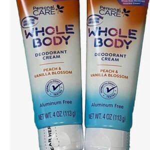 🛍️Persona Whole Body Deodorant Cream peach & vanilla Blossom 4OZ🔥